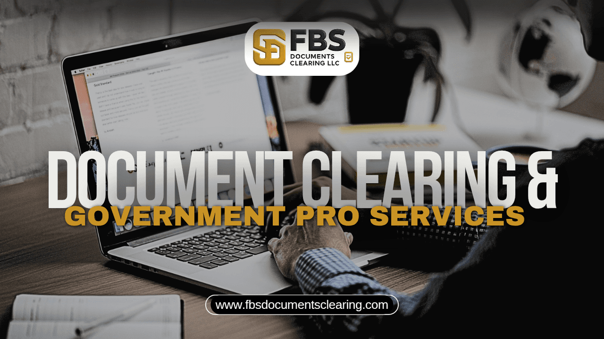UAE document clearing and PRO services